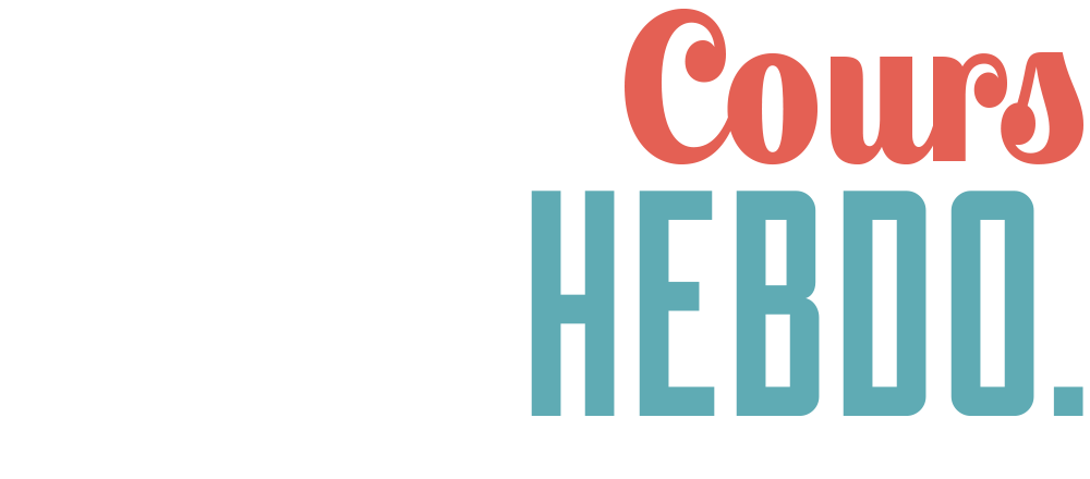 Planning prévisionnel des cours hebdomadaires